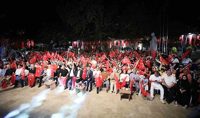 Kağıthane'de 15 Temmuz Demokrasi ve Milli Birlik Günü nöbeti tutuldu
