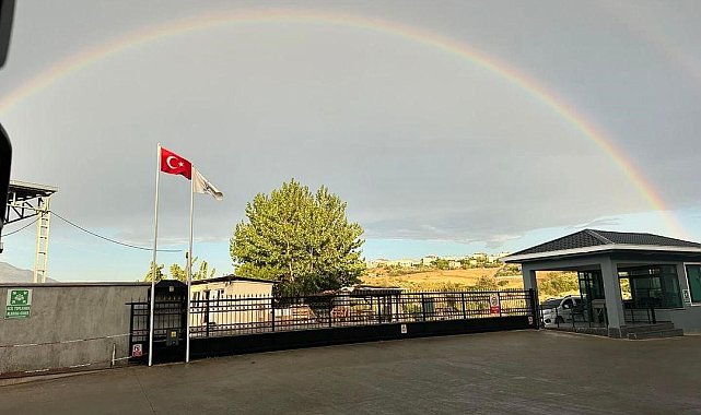 Kahramanmaraş'ta gökkuşağı şöleni