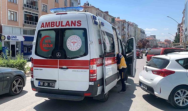 Karaman'da motosiklet kazası: 1 yaralı