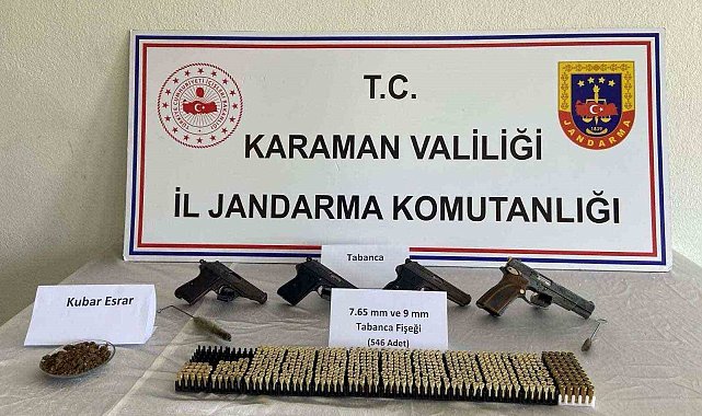 Karaman'da uyuşturucu operasyonu: 1 gözaltı