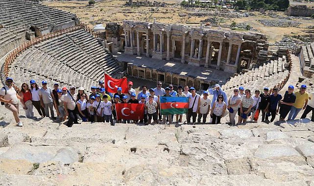 Kardeş ülke Azerbaycan heyeti Denizli'de incelemelerde bulundu