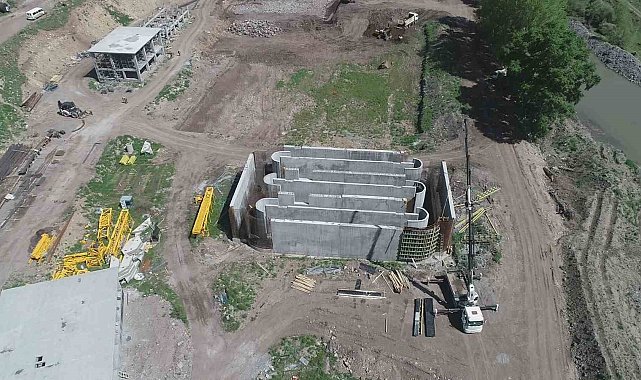 Kars&#039;ta Atıksu Toplama ve Arıtma Tesisleri&#039;nde çalışmalar sürüyor