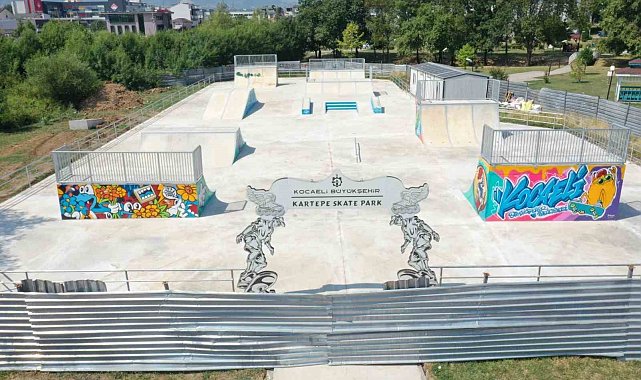 Kartepe'ye skate park yapıldı