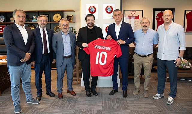 Kasımpaşa Başkanı Mehmet Fatih Saraç'tan TFF Başkanı Hacıosmanoğlu'na ziyaret