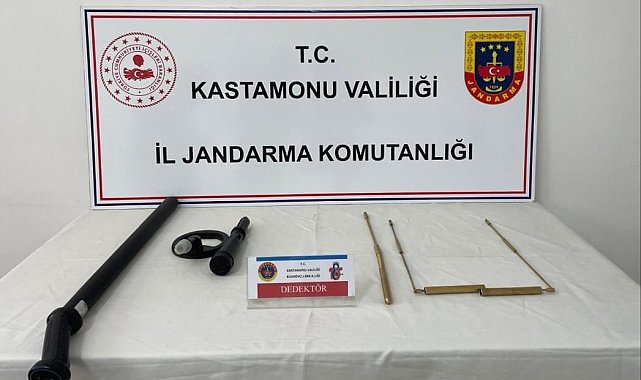 Kastamonu'da kaçak kazı yapan şahıslara suçüstü baskın: 5 gözaltı