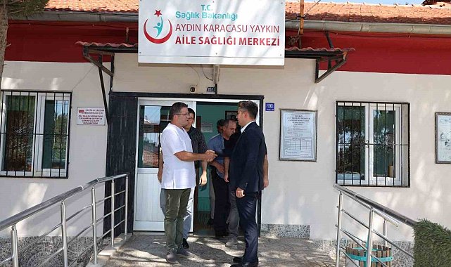 Kaymakam Gündoğdu, Yaykın Aile Sağlığı Merkezi'nde çalışmaları yerinde inceledi