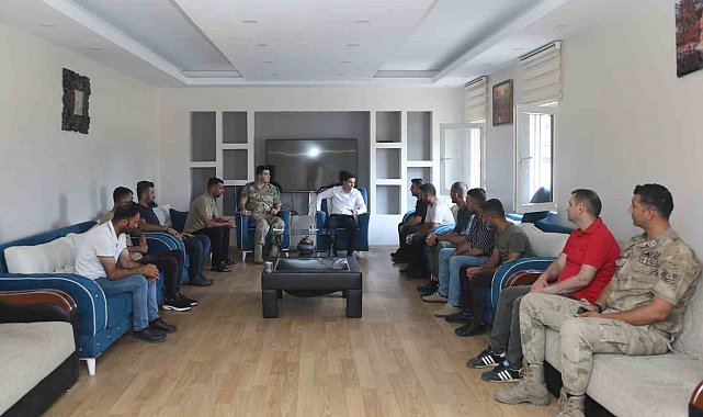 Kaymakam Güzel, güvenlik korucularıyla bir araya geldi