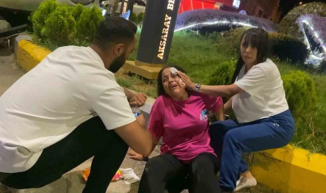 Kendi yarasını unutup hamile arkadaşının yarasını sardı