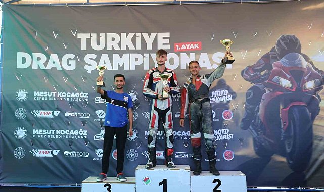 Kepez'de Motodrag rüzgarı esti