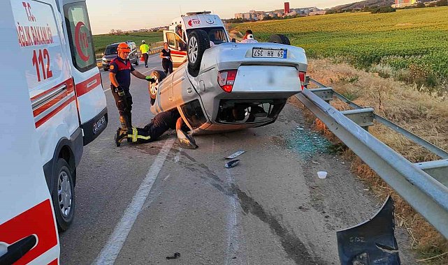 Keşan'daki trafik kazasında 2'si çocuk 4 kişi yaralandı