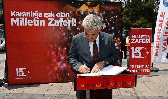 Kırıkkale Valisi Makas: "Demokrasi bağlılığımız asla yıkılamaz"