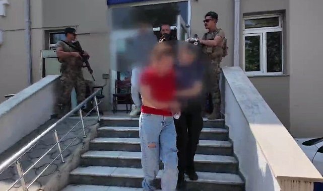 Kırklareli'nde fuhuş operasyonunda yakalanan 14 şüpheli adliyeye sevk edildi