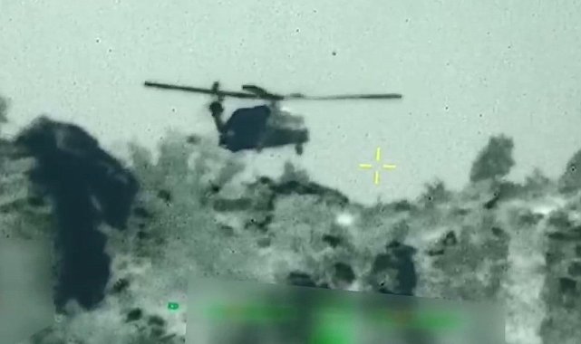 Komandoların Irak'ın kuzeyine indiği sahneler nefes kesti