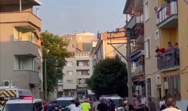 Komşuların meydan muharebesi kamerada