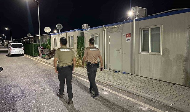 Konteyner kentlerde önlemler artırıldı