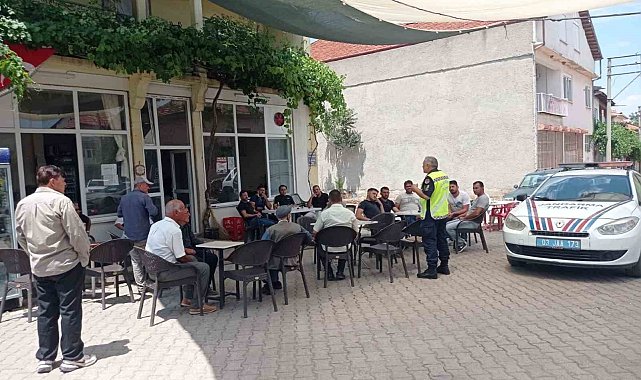 Köylerde güvenlik trafik eğitimleri devam ediyor