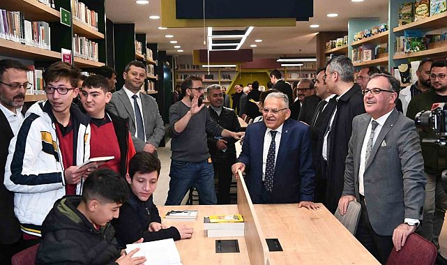 Kütüphaneler şehri Kayseri&#039;nin mimarı büyükşehrin 13 kütüphanesi, 6 ayda 819 bin ziyaretçi ağırladı
