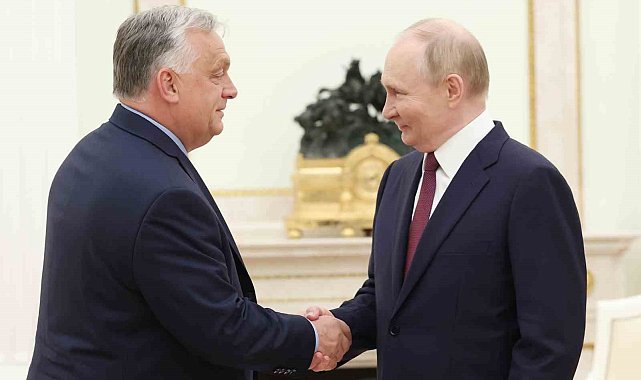 Macaristan Başbakanı Orban, Rusya'da Putin ile görüştü