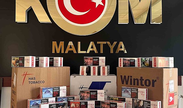 Malatya'da 74 bin 400 adet kaçak makaron yakalandı