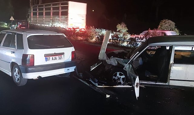 Manavgat'ta trafik kazası: 2 yaralı