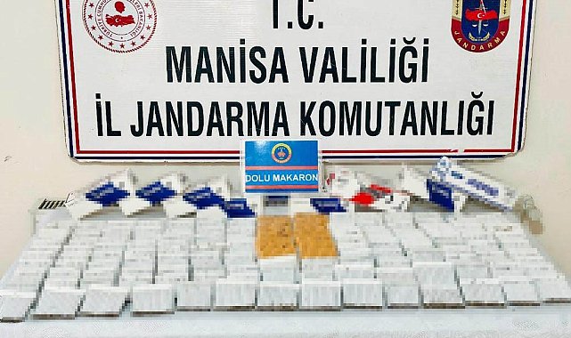 Markette makaron ele geçirildi