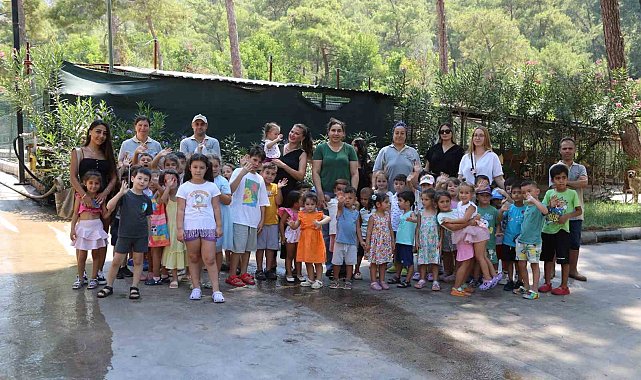 Marmaris Belediyesi Geçici Hayvan Bakımevi minik öğrencileri ağırladı