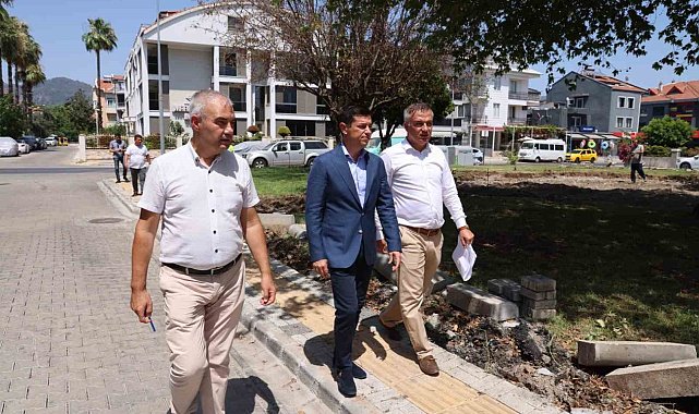 Marmaris'te eskiyen parklar revize ediliyor