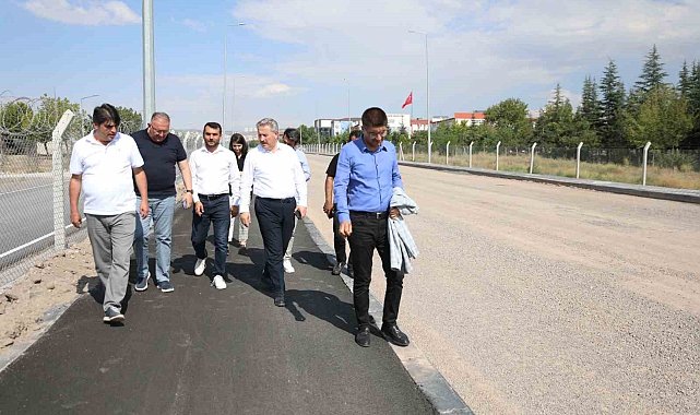 Melikgazi'den şehrin trafik yükünü alacak yeni yol