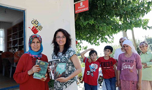 Menteşe Dağpınar kütüphanesine 482 kitap bağışlandı