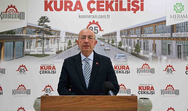 Meram Belediyesi öncülüğünde hayat bulan Konmeram Sanayi Sitesi'nin kuraları çekildi