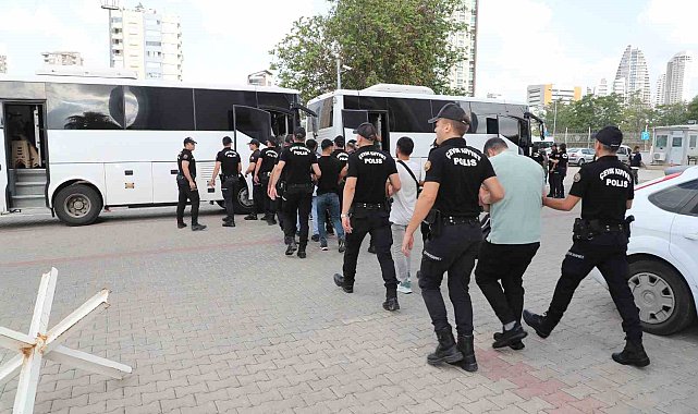 Mersin merkezli yasadışı bahis operasyonu: 71 gözaltı