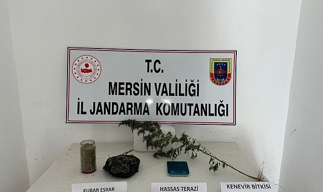 Mersin'de uyuşturucu operasyonu: 3 gözaltı