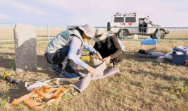 Moğolistan'da Türk Kağanlığı dönemine ait eserler TİKA desteğiyle restore edildi