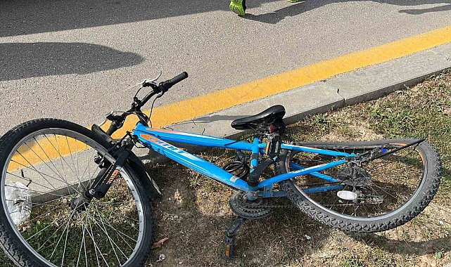Motosikletle bisiklet çarpıştı: 3 yaralı