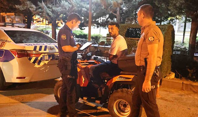 Muayenesiz ATV'yi ehliyetsiz kullanan sürücüye 27 bin TL ceza