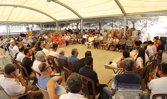 Muğla Büyükşehir ve Fethiye Belediyesi Faralya&#039;da vatandaşları dinledi