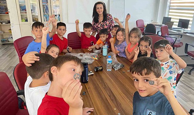 Muğla'da çocuklar kültürden sanata ve spora yazı eğlenceli geçiriyor