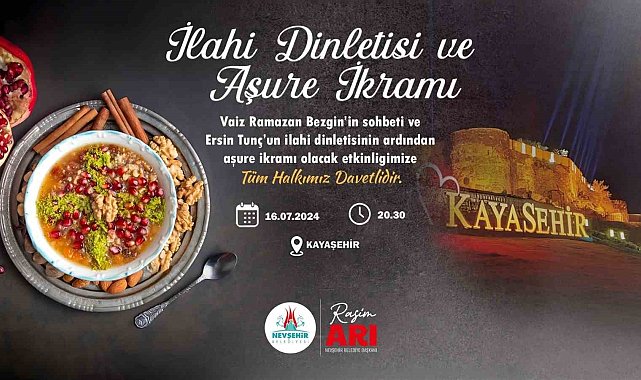 Nevşehir Kalesi'nde aşure ikram edilecek