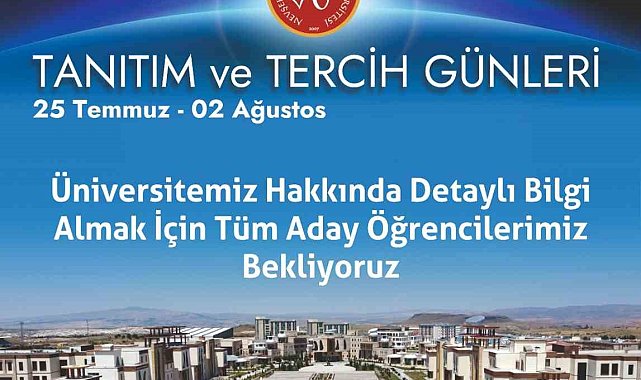 NEVÜ tanıtım ve tercih günleri düzenliyor