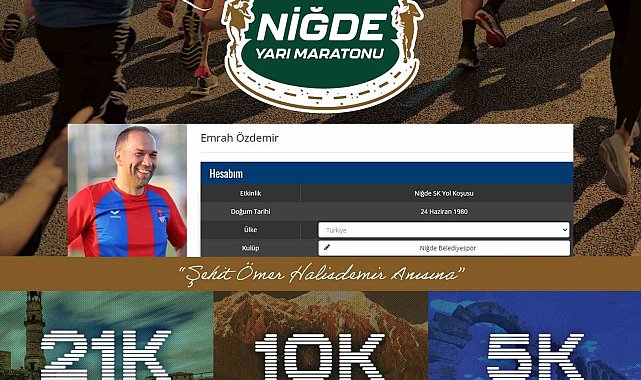 Niğde Yarı Maratonu için geri sayım başladı