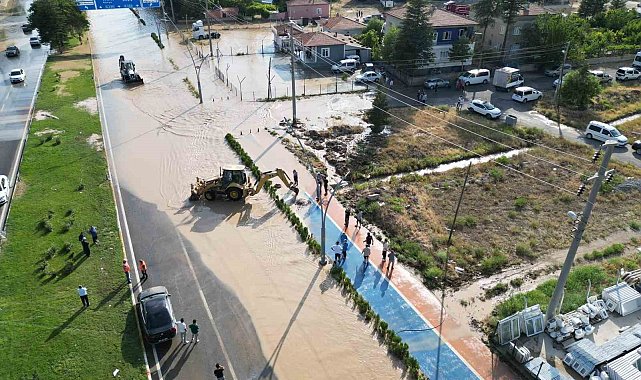 Niğde'de metrekareye 45,5 kilogram yağmur yağdı