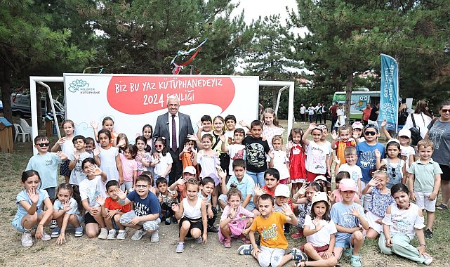 Nilüfer'de 300 çocuk 'Biz Bu Yaz Kütüphanedeyiz' etkinliğinde buluştu