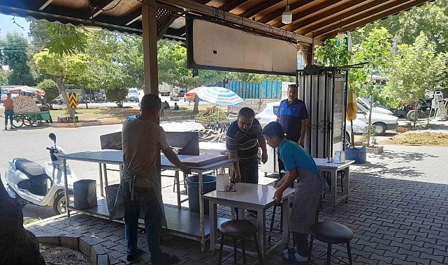 Nizip'te Zabıta ekipleri kaldırım işgallerine geçit vermiyor