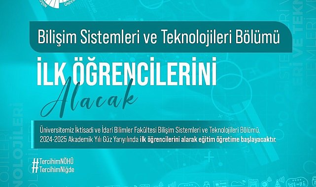 NÖHÜ'de yeni bölümlere ilk kez öğrenci kabul edilecek