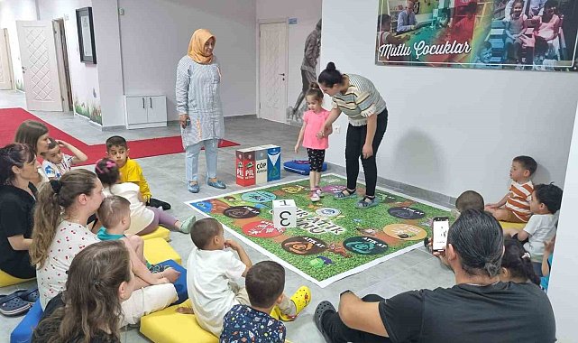 Odunpazarı Belediyesi Ahmet Ara Engelsiz Kreşte çocuklara sıfır atık ve dönüşüm anlatıldı