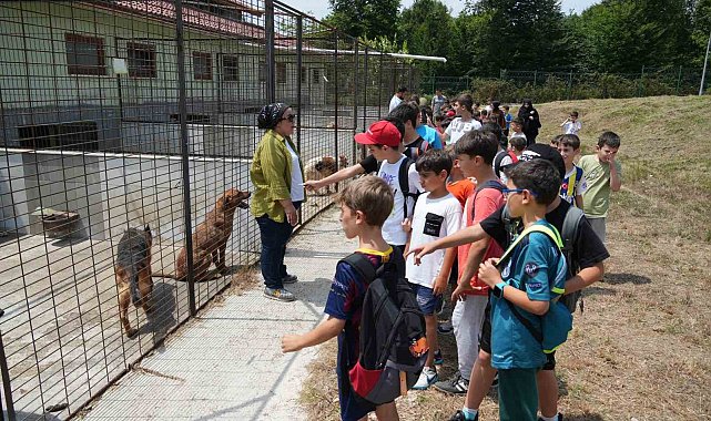 Öğrencilerden can dostlara ziyaret