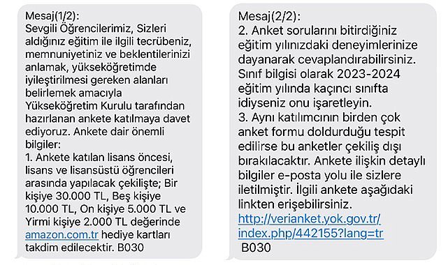 Öğrencilerini memnun edemeyen Pamukkale Üniversitesinden tepki çeken anket