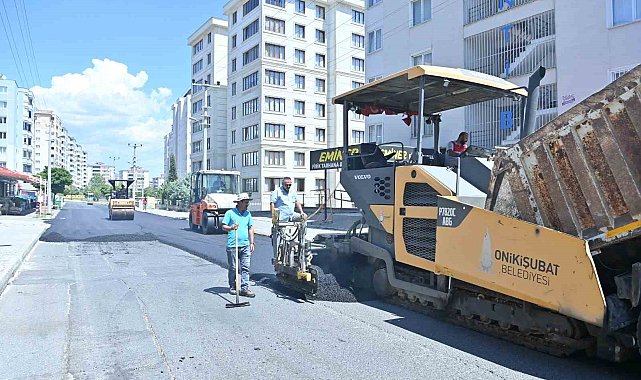 Onikişubat'ta asfaltlanmayan yol kalmıyor