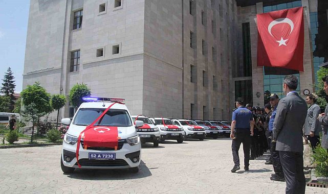 Ordu emniyetinin araç filosu güçlendirildi