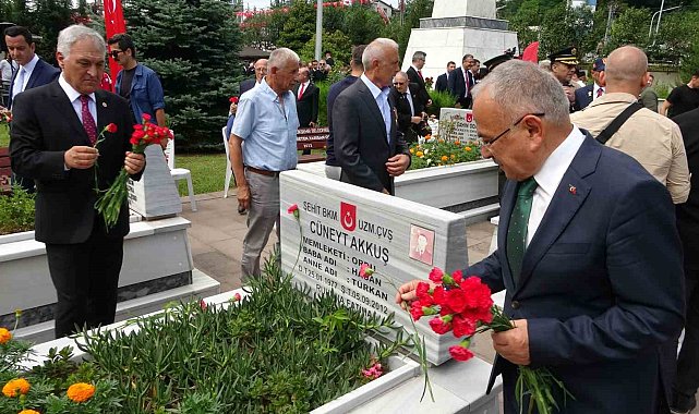 Ordu'da 15 Temmuz'da şehitler anıldı
